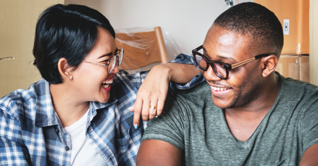 Couple Laughing Together